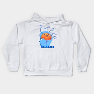 My Kid Brain for Boys Kids Hoodie